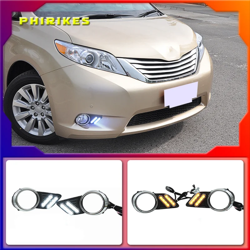 Дневные ходовые огни дневного света для TOYOTA WISH Sienna 2012 2013, Автомобильные светодиодные противотуманные фары, 2 шт.
Дневные ходовые огни дневного света для TOYOTA WISH Sienna 2012 2013, Автомобильные светодиодные противотуманные фары, 2 шт.