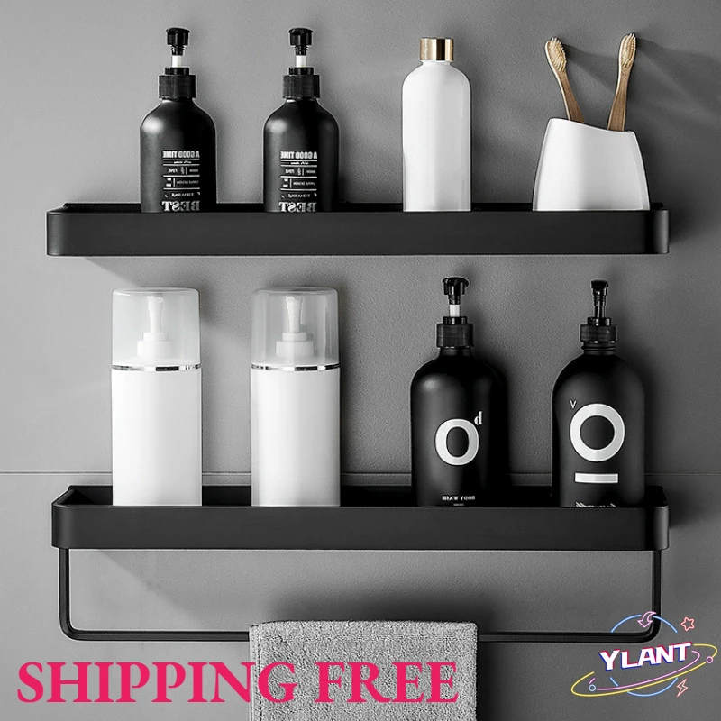 Bathroom Shelf Wall Shelves Shelf Aluminum Black Bathroom Corner Shelf Wall Mounted Black Aluminum Kitchen Storage Holder
Bathroom Shelf Wall Shelves Shelf Aluminum Black Bathroom Corner Shelf Wall Mounted Black Aluminum Kitchen Storage Holder