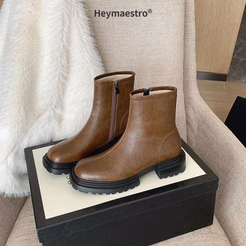 Женские ботильоны на платформе Heymaestro, короткие ботинки челси из коровьей кожи, круглый носок, на молнии, на толстой подошве, ручная работа, ...
Женские ботильоны на платформе Heymaestro, короткие ботинки челси из коровьей кожи, круглый носок, на молнии, на толстой подошве, ручная работа, ...