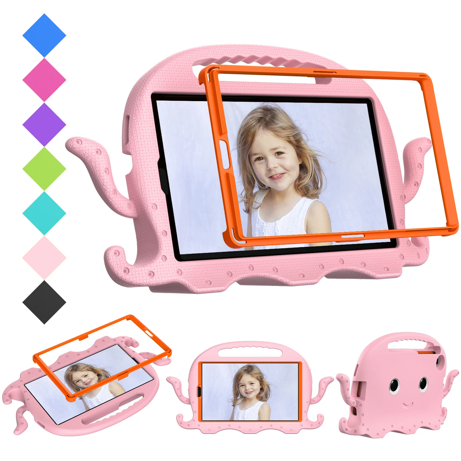 Case for Samsung Tab A7 SM-T500 T505 Octopus Tablet Kids Cover Samsung Galaxy Tab A 8.0" T290/T295 A7 Lite 8.7" T220/T225
Case for Samsung Tab A7 SM-T500 T505 Octopus Tablet Kids Cover Samsung Galaxy Tab A 8.0" T290/T295 A7 Lite 8.7" T220/T225