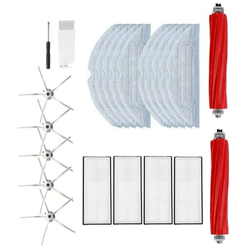 Main Side Brush Hepa Filter Mop Cloth For Xiaomi Roborock S7 T7S T7S PLUS Vacuum Cleaner Accessories Set
Main Side Brush Hepa Filter Mop Cloth For Xiaomi Roborock S7 T7S T7S PLUS Vacuum Cleaner Accessories Set