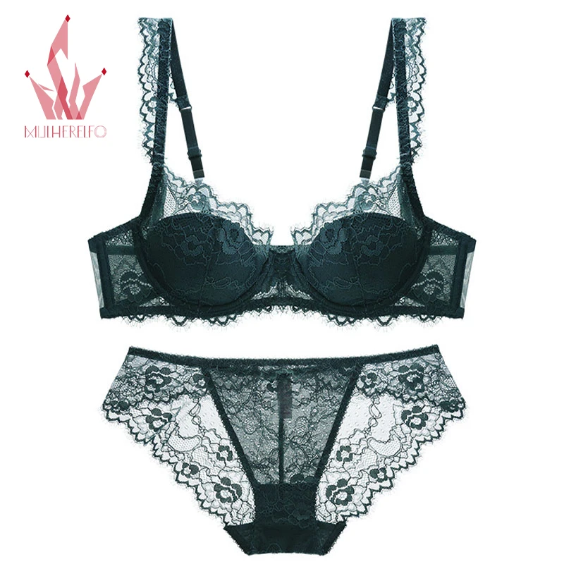 Mulherelfo Sensual Lingerie Women Padded Underwear Set Lace Ruffle Patchwork Underwire Push Up Bras Panties 2pcs Female Intimate
Mulherelfo Sensual Lingerie Women Padded Underwear Set Lace Ruffle Patchwork Underwire Push Up Bras Panties 2pcs Female Intimate