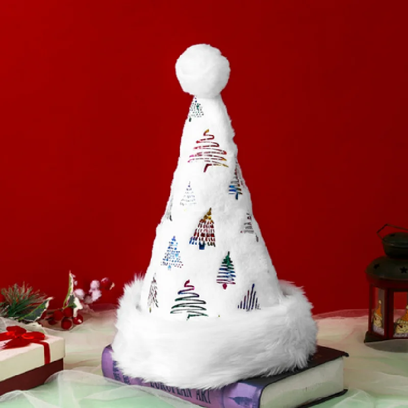 White Soft Plush Christmas Hat Party Snowflake Santa Hats White Xmas Decoration Hat New Year Decoration Holiday Party Supplies
White Soft Plush Christmas Hat Party Snowflake Santa Hats White Xmas Decoration Hat New Year Decoration Holiday Party Supplies
