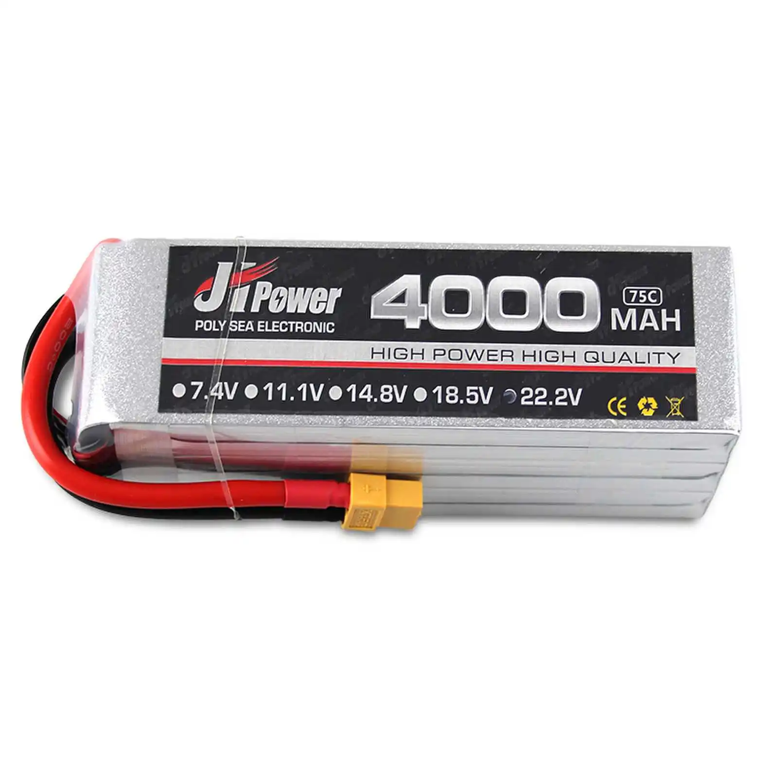 JH Power 2S 3S 4S 5S 6S 7S 8S RC LiPo Battery 7.4V 11.1V 14.8V 18.5V 22.2V 4000mAh 35C 75C for RC Car Helicopter Boat RC Drone
JH Power 2S 3S 4S 5S 6S 7S 8S RC LiPo Battery 7.4V 11.1V 14.8V 18.5V 22.2V 4000mAh 35C 75C for RC Car Helicopter Boat RC Drone
