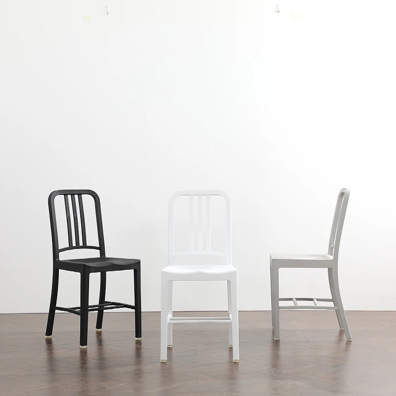 Nordic Modern Masters Design Simple Home Backrest Plastic Navy Chair Dining Chair Learning Chair Two Pieces
Nordic Modern Masters Design Simple Home Backrest Plastic Navy Chair Dining Chair Learning Chair Two Pieces