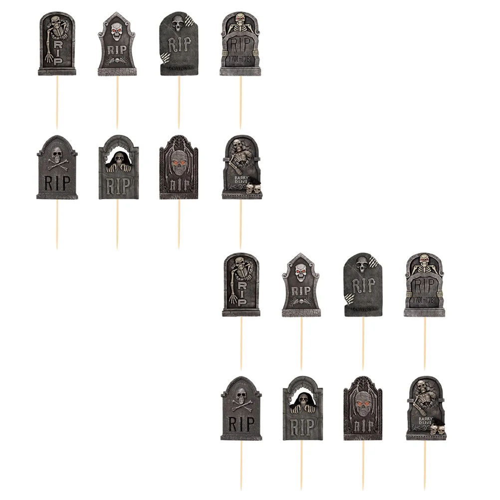 Cupcake Picks Cake Decor Toppers Party Topper Tombstone Graveyard Dessert Horror Pick Decorations Gravestone Style Birthday
Cupcake Picks Cake Decor Toppers Party Topper Tombstone Graveyard Dessert Horror Pick Decorations Gravestone Style Birthday