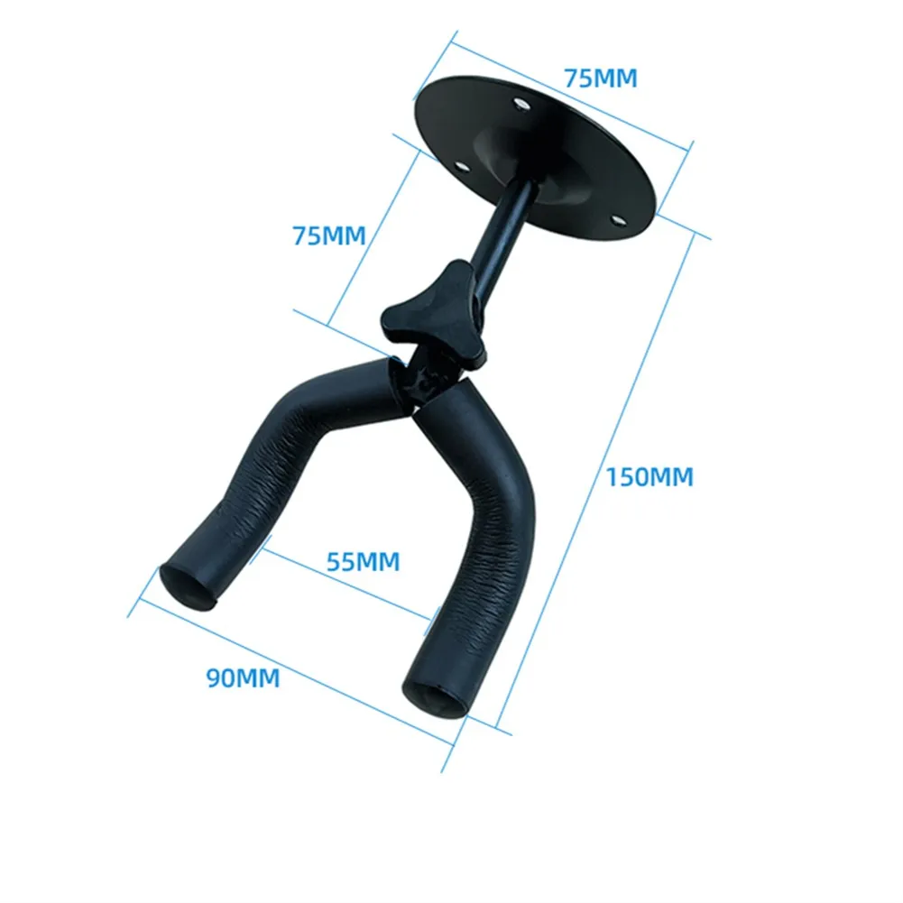 Basse Holder Guitar Hanger Black Electric Guitar Metal Musical Instrument Swivel Wall Mounted With Screws 15 * 9cm
Basse Holder Guitar Hanger Black Electric Guitar Metal Musical Instrument Swivel Wall Mounted With Screws 15 * 9cm