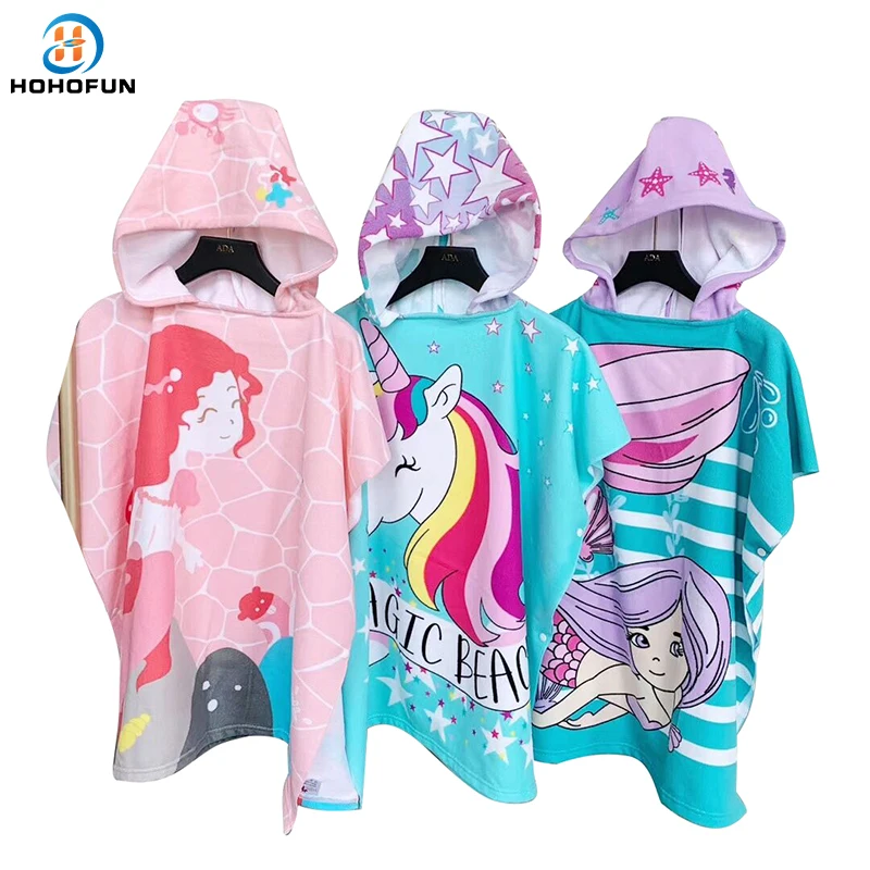 Bath Towels Kids Bathrobe for Children Goy Unicorn Girl Beach Poncho Surf Hooded Towel Large Microfiber Dry Robe Pool Accessory
Bath Towels Kids Bathrobe for Children Goy Unicorn Girl Beach Poncho Surf Hooded Towel Large Microfiber Dry Robe Pool Accessory