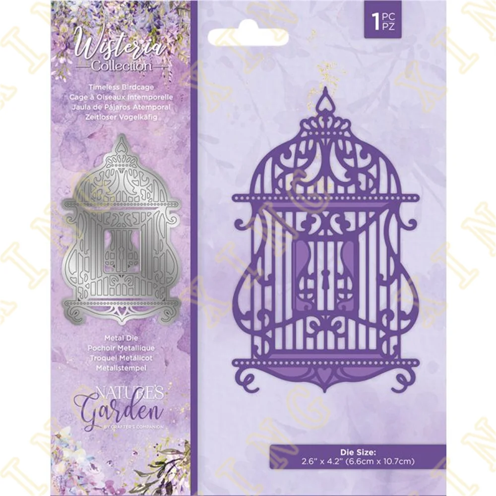 Newest Timeless Birdcage Metal Cutting Dies for Diy Scrapbooking Crafts Stencils Maker Photo Album Template Handmade Decoration
Newest Timeless Birdcage Metal Cutting Dies for Diy Scrapbooking Crafts Stencils Maker Photo Album Template Handmade Decoration