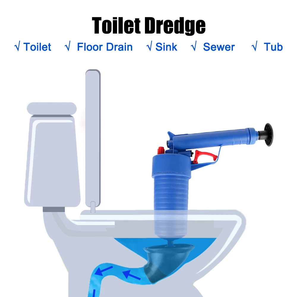 Manual Dredge Pipe Pipe Plunger Drain Cleaner Sewer Sinks Basin Pipeline Clogged Remover Air Pump Pressure Unblocker
Manual Dredge Pipe Pipe Plunger Drain Cleaner Sewer Sinks Basin Pipeline Clogged Remover Air Pump Pressure Unblocker
