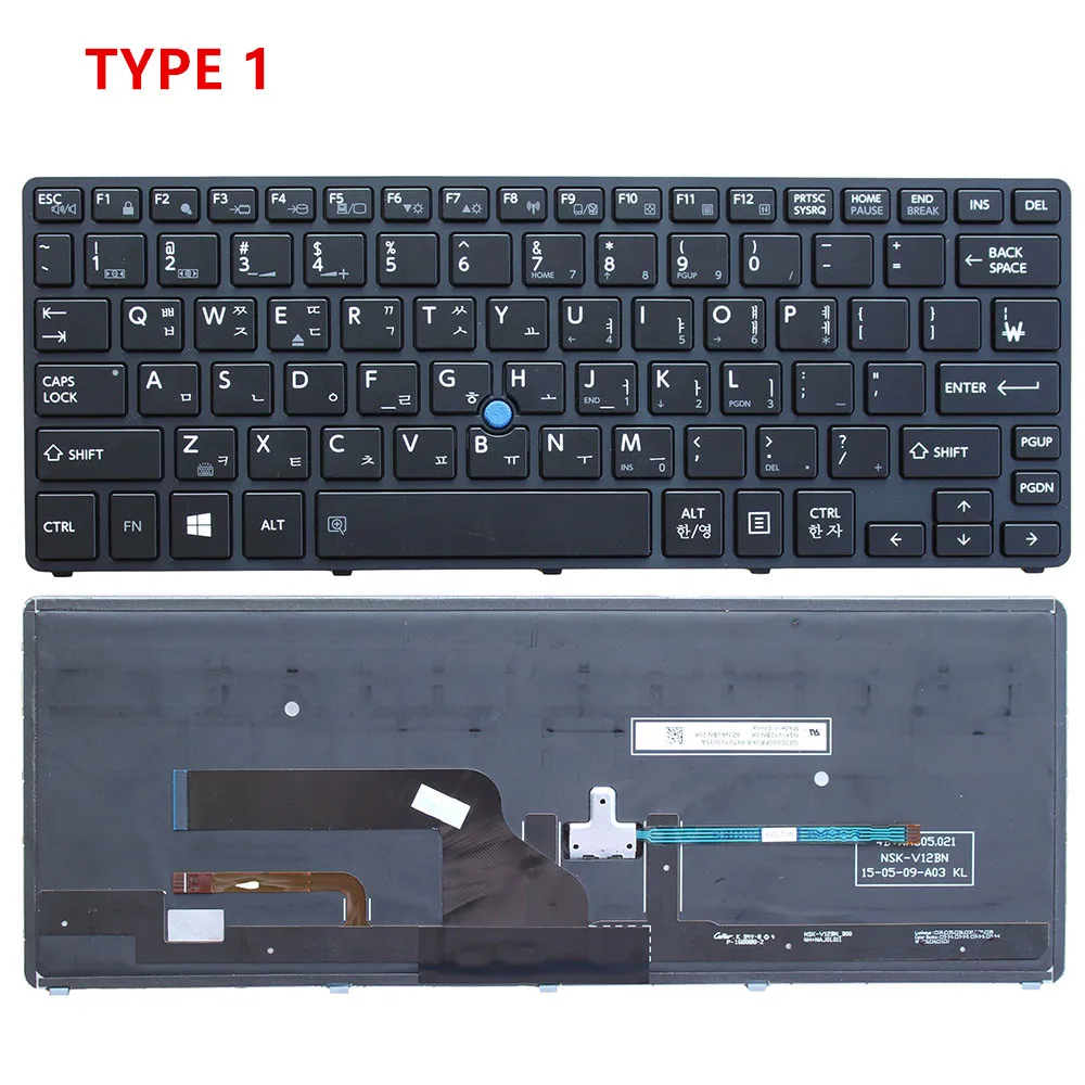

NEW Keyboard without backlit For Toshiba Z20 Z20T-B Z20T-B2110 Z20T-B2112 Z20T-B2111