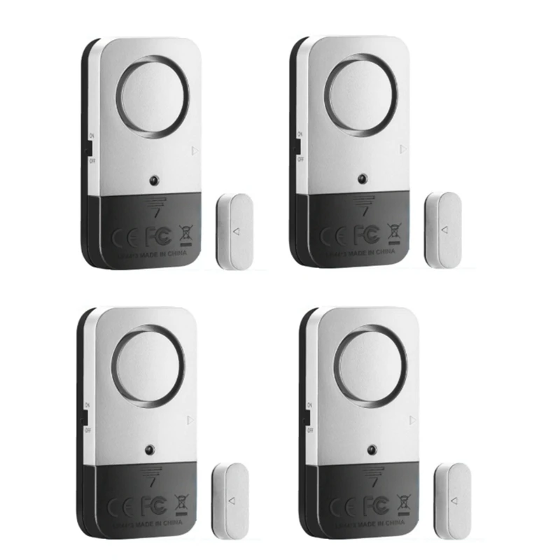 Door Open/Closed Detectors 120DB Loud Door Window Alarm Home Security Protection Sensor Dectector Burglar Alarm(4 PCS)
Door Open/Closed Detectors 120DB Loud Door Window Alarm Home Security Protection Sensor Dectector Burglar Alarm(4 PCS)
