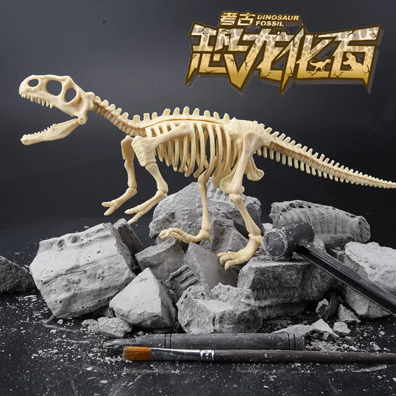 Simulation Dinosaur Fossil Archaeological Excavation Toy Tyrannosaurus Rex Skeleton Model Children DIY Biology Interest Child
Simulation Dinosaur Fossil Archaeological Excavation Toy Tyrannosaurus Rex Skeleton Model Children DIY Biology Interest Child