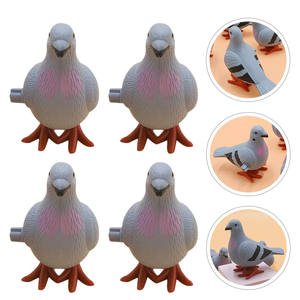 4 шт., пластиковые игрушечные модели голубей 
4 шт., пластиковые игрушечные модели голубей