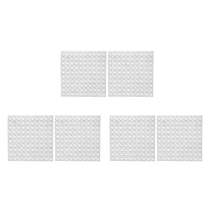 600X Transparent Rubber Feet Adhesive Bumper Pads Self Stick Bumpers Sound Dampening Door Cabinet Buffer Pads, 8 X 2.5Mm
600X Transparent Rubber Feet Adhesive Bumper Pads Self Stick Bumpers Sound Dampening Door Cabinet Buffer Pads, 8 X 2.5Mm
