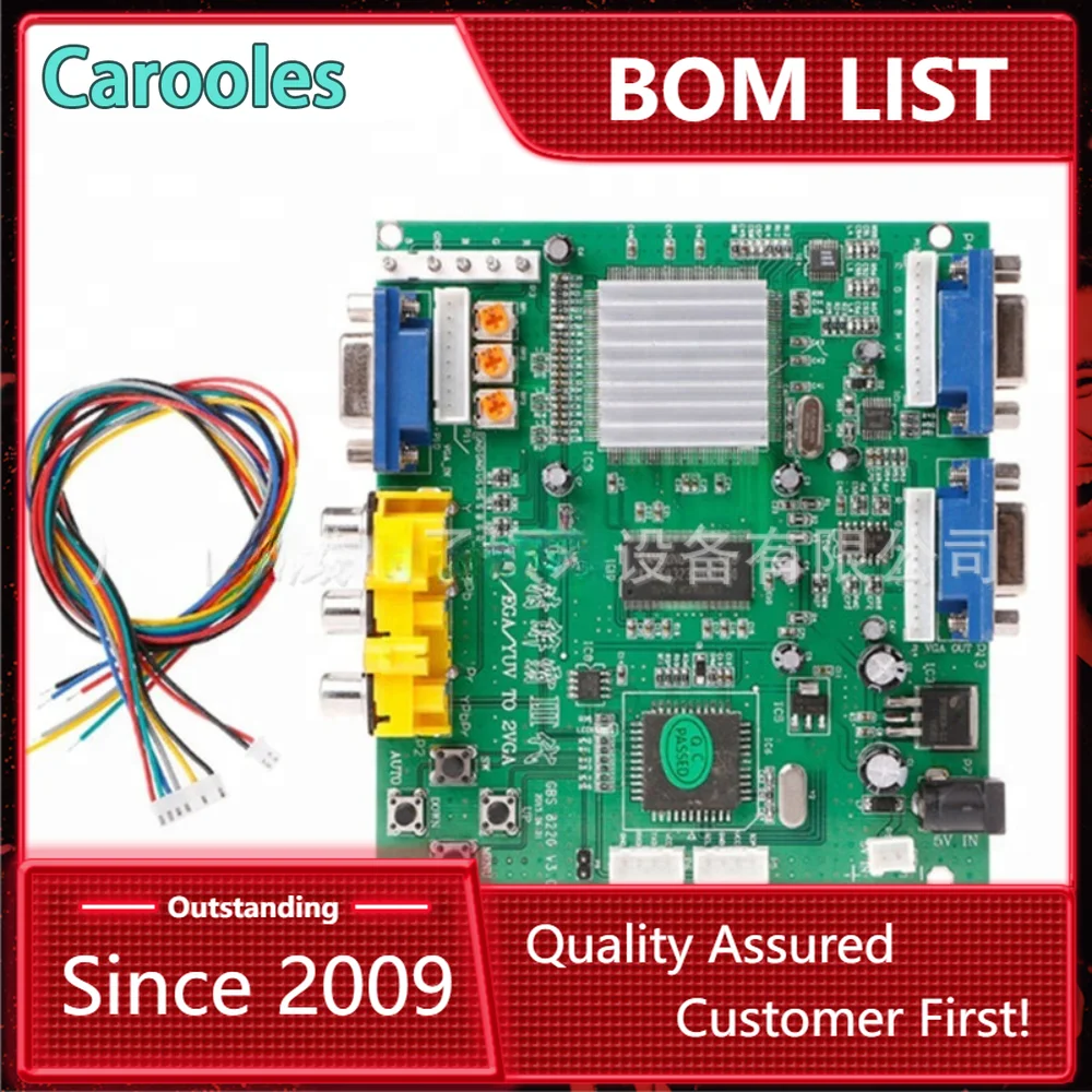 GBS-8220EGA/CGA to VGA low resolution to high resolution conversion board HD Jieba dual output conversion card
GBS-8220EGA/CGA to VGA low resolution to high resolution conversion board HD Jieba dual output conversion card