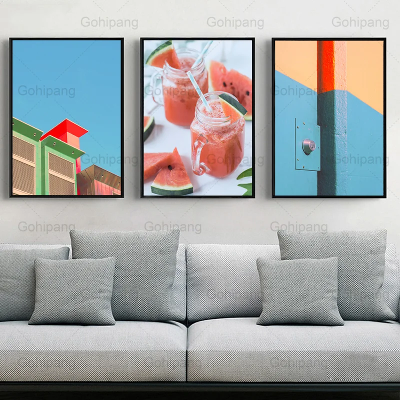 Bright Summer Art Canvas Painting Watercolor Painting Modern Home Wall Poster and Prints Living Room Decoration Pictures
Bright Summer Art Canvas Painting Watercolor Painting Modern Home Wall Poster and Prints Living Room Decoration Pictures