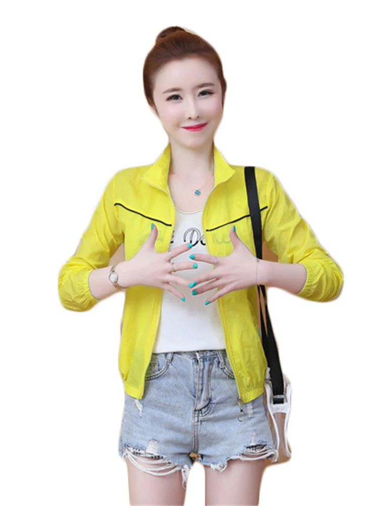 Ultra Thin Sun Protection Clothing Women 2022 Summer Korean Fashion Breathable Skin Jacket Yellow White Pink Outdoor Ride Coats
Ultra Thin Sun Protection Clothing Women 2022 Summer Korean Fashion Breathable Skin Jacket Yellow White Pink Outdoor Ride Coats