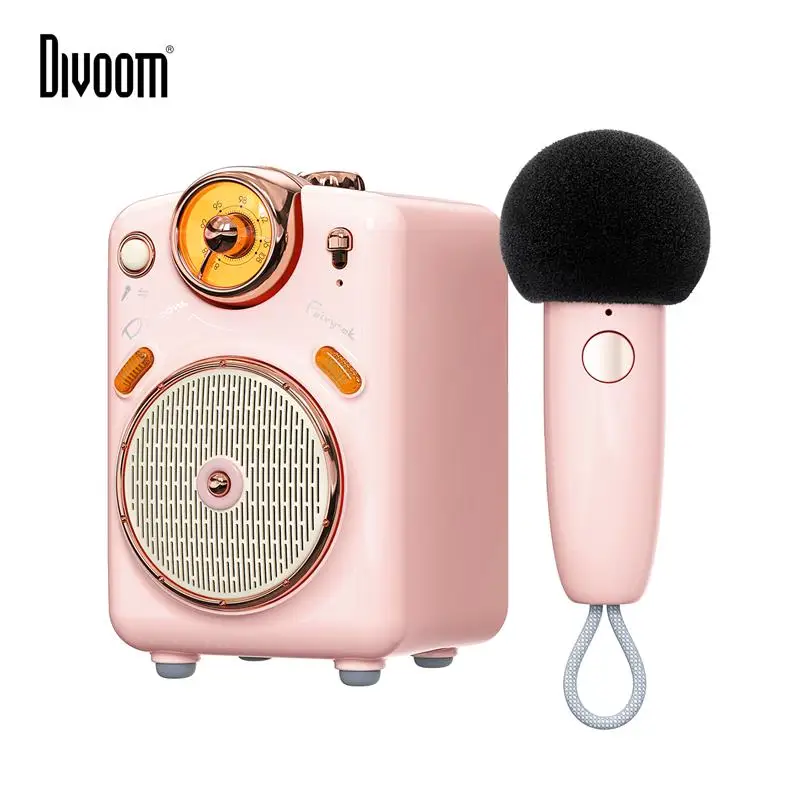 Портативная Bluetooth-Колонка Divoom Fairy-OK с микрофоном и функцией караоке с изменением голоса, FM-радио, TF-картой
Портативная Bluetooth-Колонка Divoom Fairy-OK с микрофоном и функцией караоке с изменением голоса, FM-радио, TF-картой