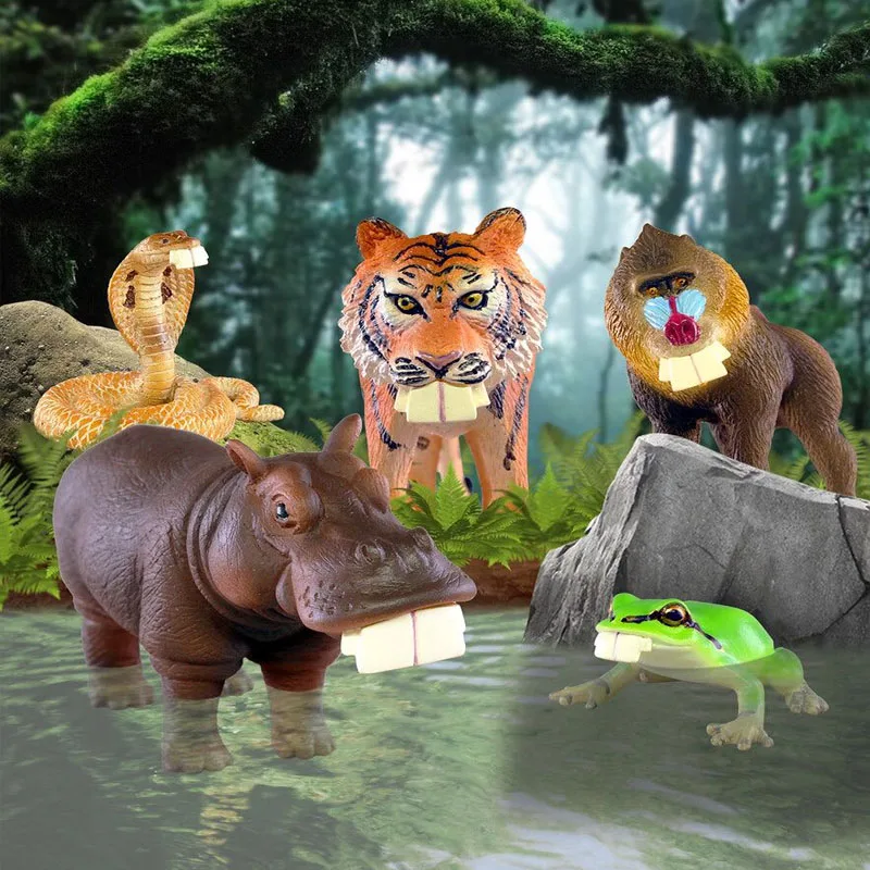 Japan Genuine TAKARA TOMY Plane Tooth Animals 2 Hippopotamus Tiger Mandrill Frog Capsule Toy Gashapon Collection
Japan Genuine TAKARA TOMY Plane Tooth Animals 2 Hippopotamus Tiger Mandrill Frog Capsule Toy Gashapon Collection