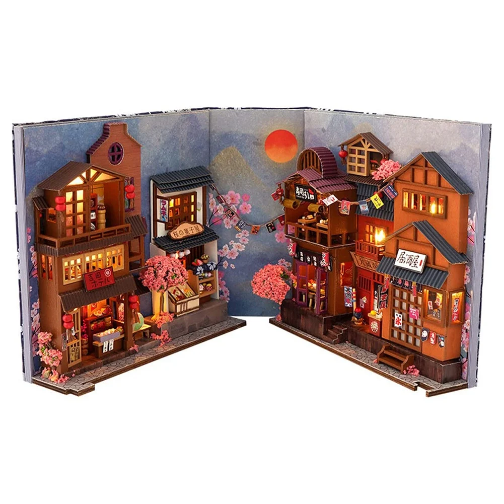 3D Wooden Puzzle Bookend, Book Nook Kit,LED Book Nook Shelf Insert Decor Bookends, DIY Decor for Home Desk Decoration
3D Wooden Puzzle Bookend, Book Nook Kit,LED Book Nook Shelf Insert Decor Bookends, DIY Decor for Home Desk Decoration
