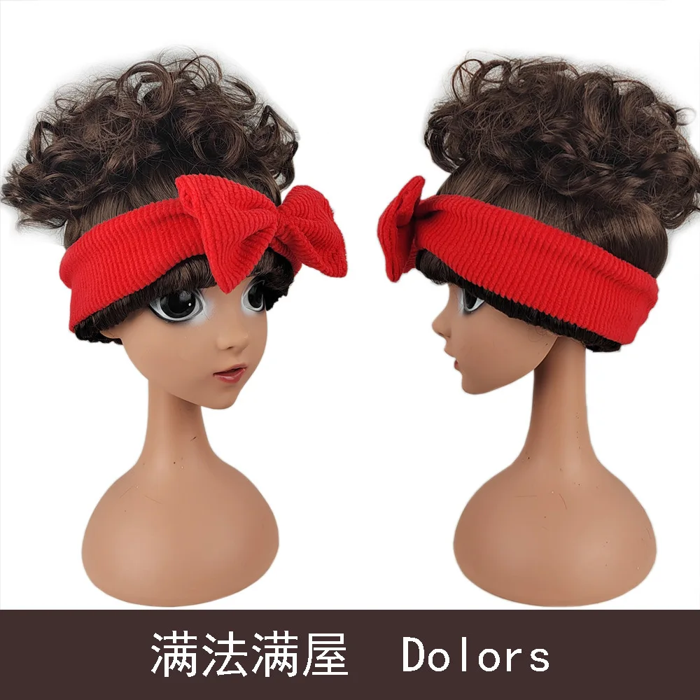 Anime Encanto Dolores Costume Dress Wig Madrigal Cosplay Costume Fancy Halloween Carnival Cos Wig Headdress with Headscarf 2022
Anime Encanto Dolores Costume Dress Wig Madrigal Cosplay Costume Fancy Halloween Carnival Cos Wig Headdress with Headscarf 2022