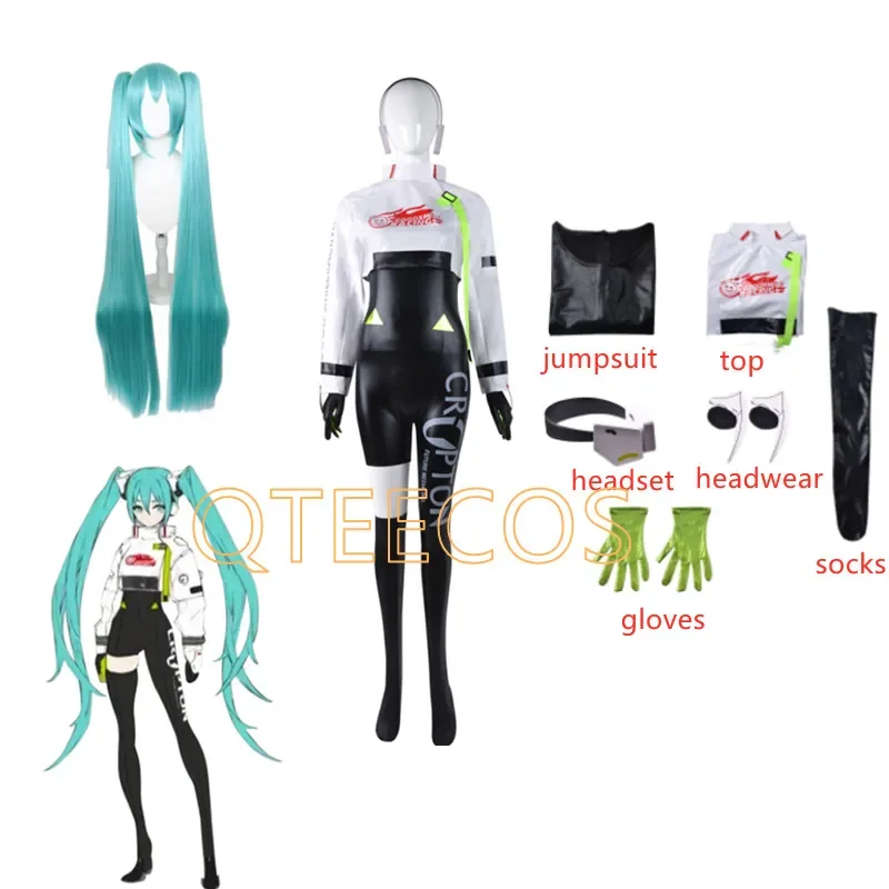 Racing Miku Cosplay Costume Suit Jumpsuit Sexy Cool Leather Locomotive Clothing Hallowween Party Outfit For Women
Racing Miku Cosplay Costume Suit Jumpsuit Sexy Cool Leather Locomotive Clothing Hallowween Party Outfit For Women