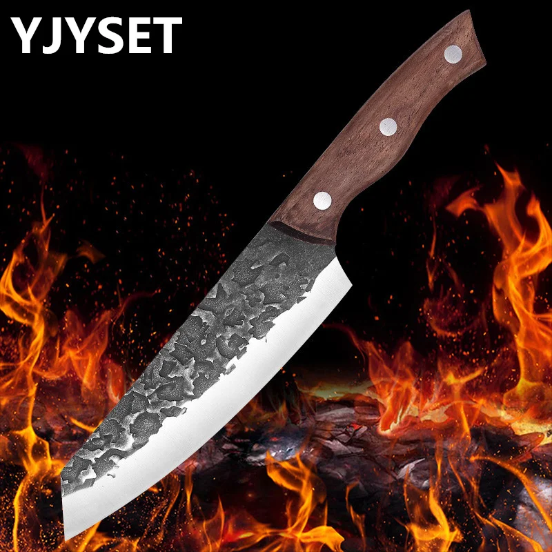 Stainless Steel Chef Knife Handmade Forged Santoku Cleaver Sharp Professional Butcher Knife Utility Boning Vegetable Knives
Stainless Steel Chef Knife Handmade Forged Santoku Cleaver Sharp Professional Butcher Knife Utility Boning Vegetable Knives