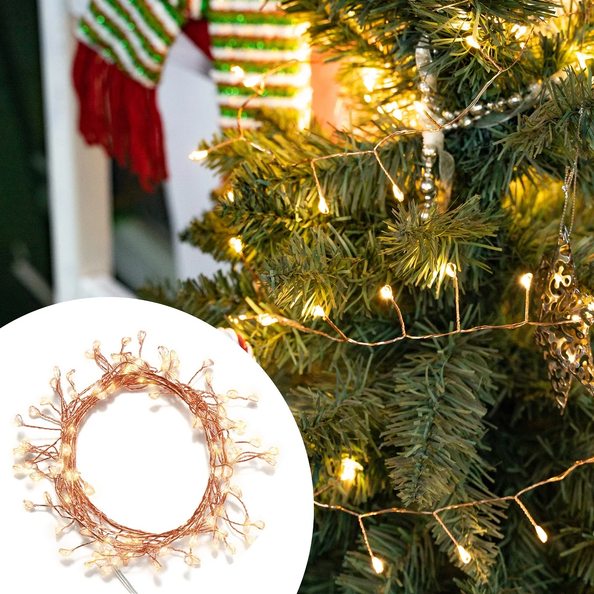 3M 6M 10M Copper LED Cluster Fairy String Light Waterproof Outdoor For Christmas Tree Halloween Bedroom Patio Yard Decoration
3M 6M 10M Copper LED Cluster Fairy String Light Waterproof Outdoor For Christmas Tree Halloween Bedroom Patio Yard Decoration