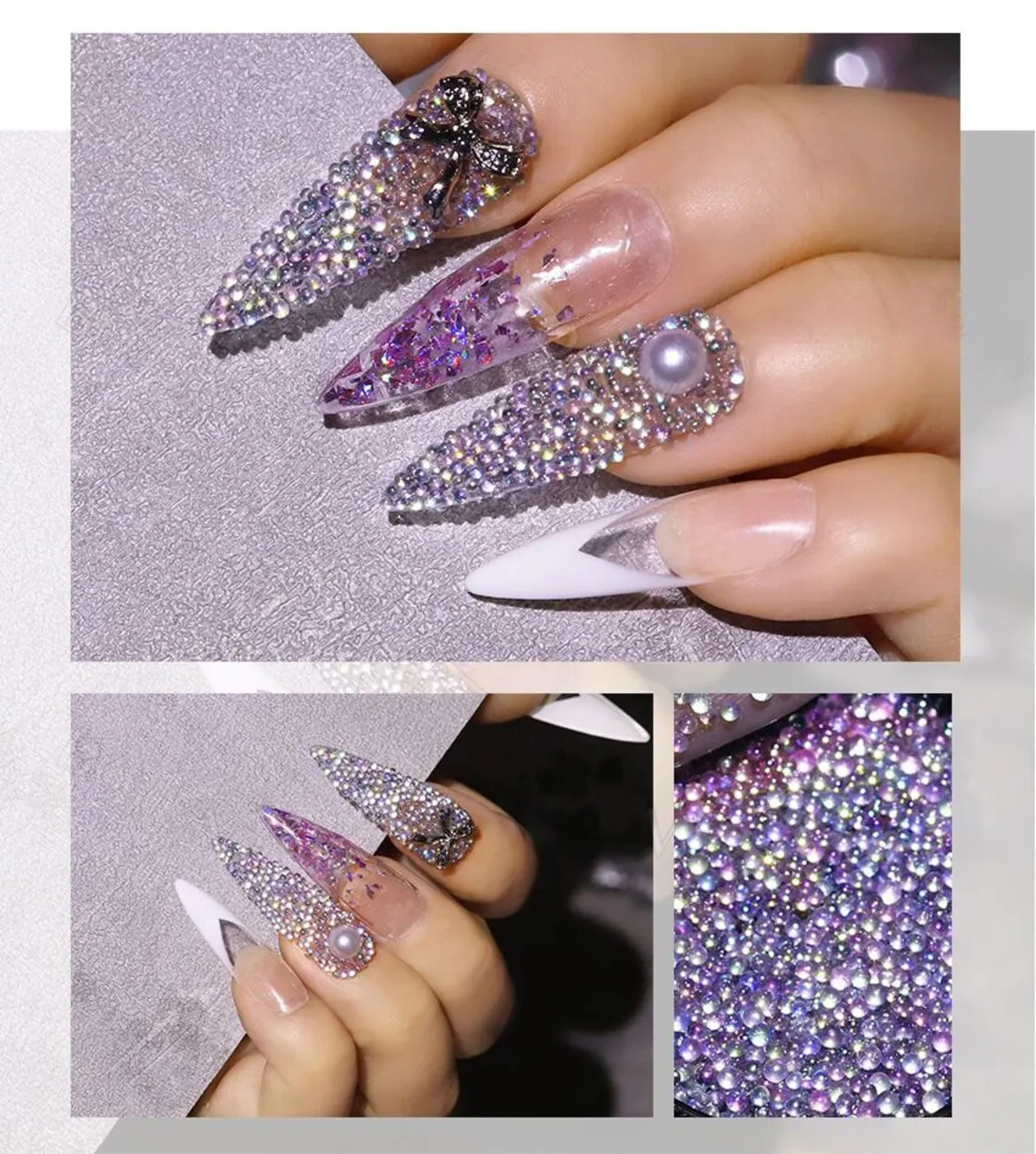 0,4 мм до 3 мм икра бусины кристаллы для ногтей микро бисера Refection стекло кристалл для 3D дизайна ногтей DIY амулеты украшения (кристалл ab)
0,4 мм до 3 мм икра бусины кристаллы для ногтей микро бисера Refection стекло кристалл для 3D дизайна ногтей DIY амулеты украшения (кристалл ab)