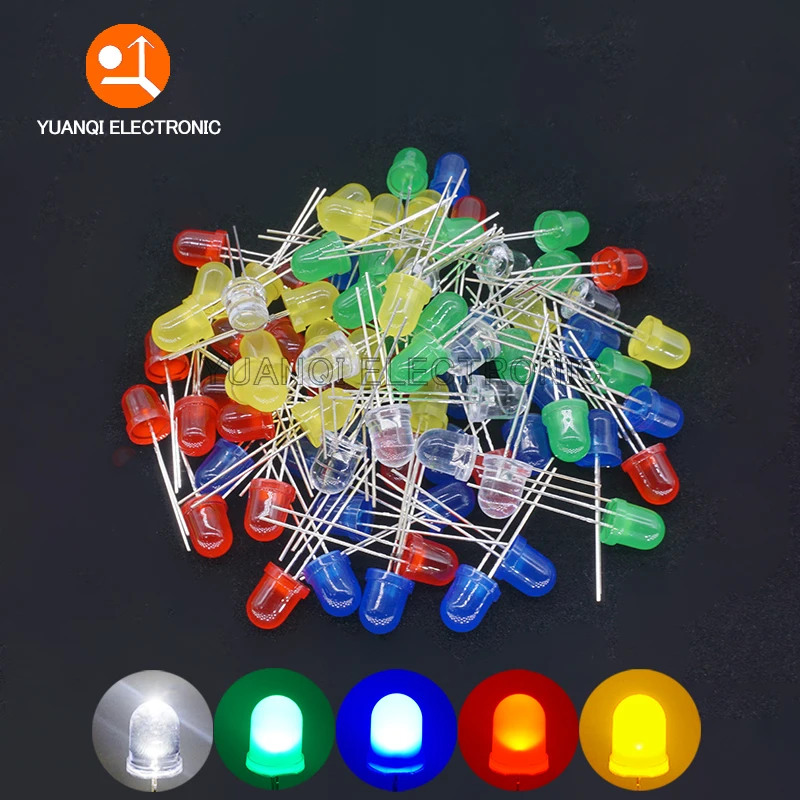50pcs 8mm LED Diode F8 Assorted Kit White Red Green Blue Yellow DIY Light Emitting Diode
50pcs 8mm LED Diode F8 Assorted Kit White Red Green Blue Yellow DIY Light Emitting Diode