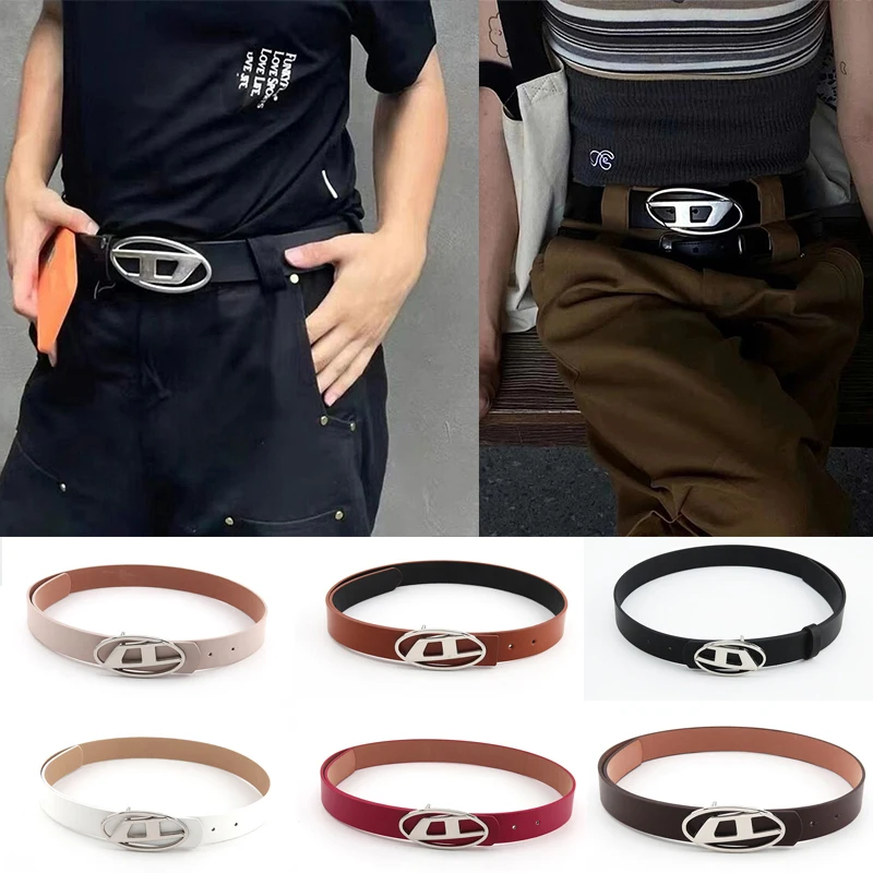 Smooth Buckle Waist Belt Jeans Pants Decor Waistbands Solid Color Belt PU Leather Letter D Oval Metal Snap Buckle Vintage Belts
Smooth Buckle Waist Belt Jeans Pants Decor Waistbands Solid Color Belt PU Leather Letter D Oval Metal Snap Buckle Vintage Belts