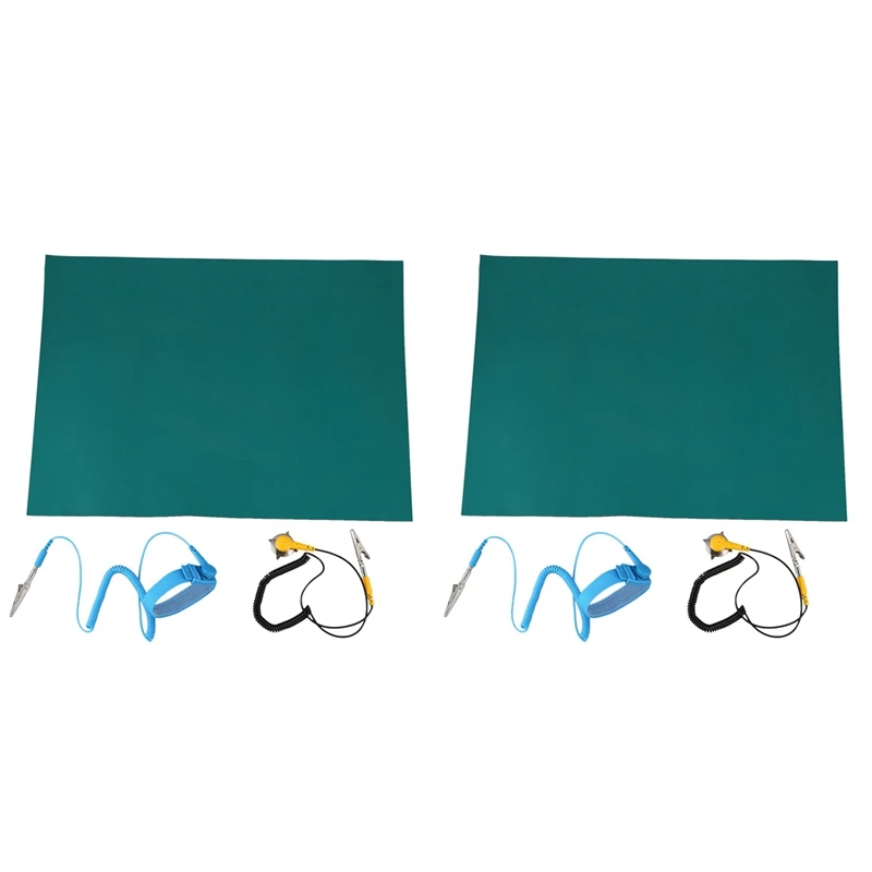 2X Anti-Static Mat Phone Repair Soldering Pad With Ground Wire ESD Wrist For Repair Mobile Repair Soldering Mat
2X Anti-Static Mat Phone Repair Soldering Pad With Ground Wire ESD Wrist For Repair Mobile Repair Soldering Mat