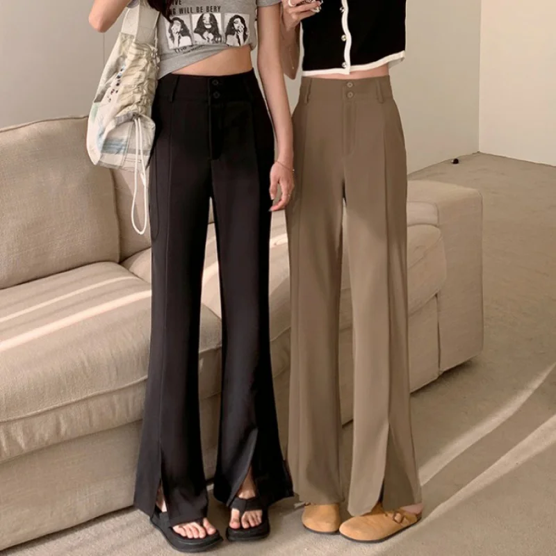 Модные женские брюки с высокой талией, свободные прямые повседневные
Модные женские брюки с высокой талией, свободные прямые повседневные