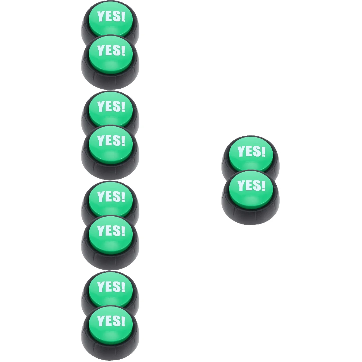 10 pcs Sound Button Toys Game Button Toys Party Prank Buttons Funny Toys(The Yes Button Type)
10 pcs Sound Button Toys Game Button Toys Party Prank Buttons Funny Toys(The Yes Button Type)