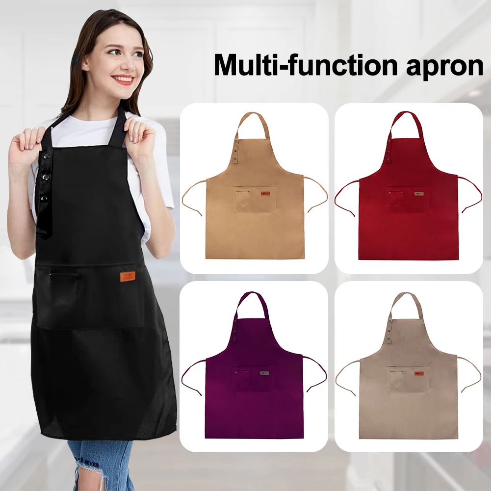 BBQ Grill Kitchen Aprons Professional Chef Restaurant Bib Aprons with 2 Pockets & Adjustable Neck Straps Cooking Accessories
BBQ Grill Kitchen Aprons Professional Chef Restaurant Bib Aprons with 2 Pockets & Adjustable Neck Straps Cooking Accessories