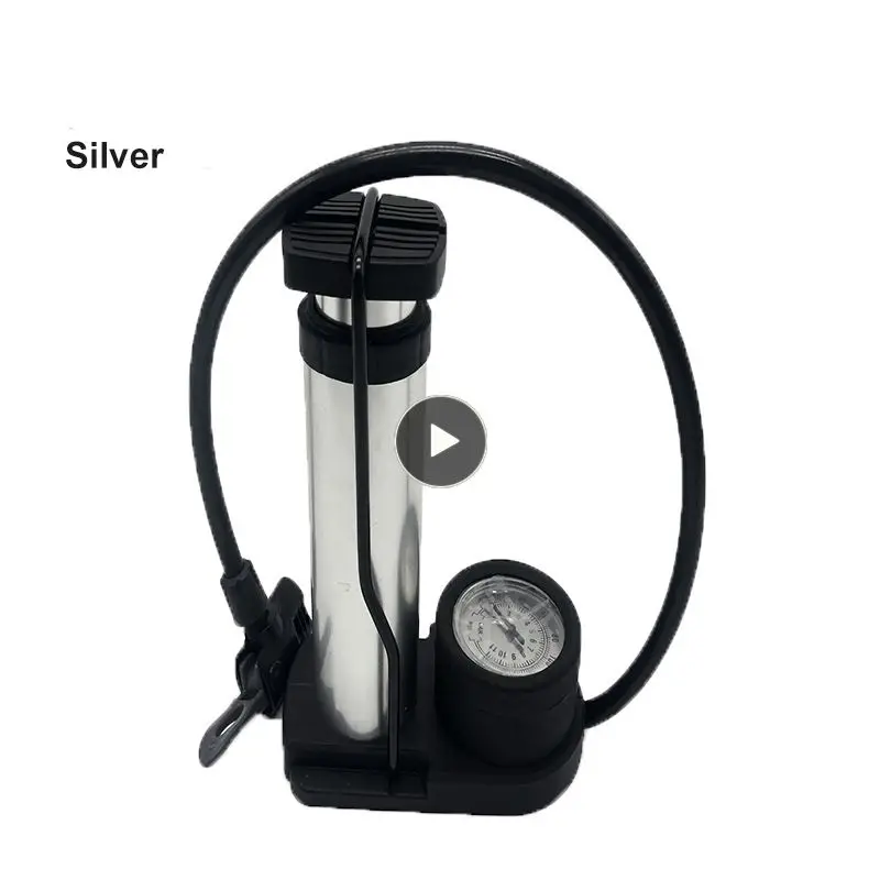Aluminium Alloy Bicycle Pump With Gauge Foot Pedal Portable Floor Air Inflator External Hose Fits Bike Foot Pump
Aluminium Alloy Bicycle Pump With Gauge Foot Pedal Portable Floor Air Inflator External Hose Fits Bike Foot Pump