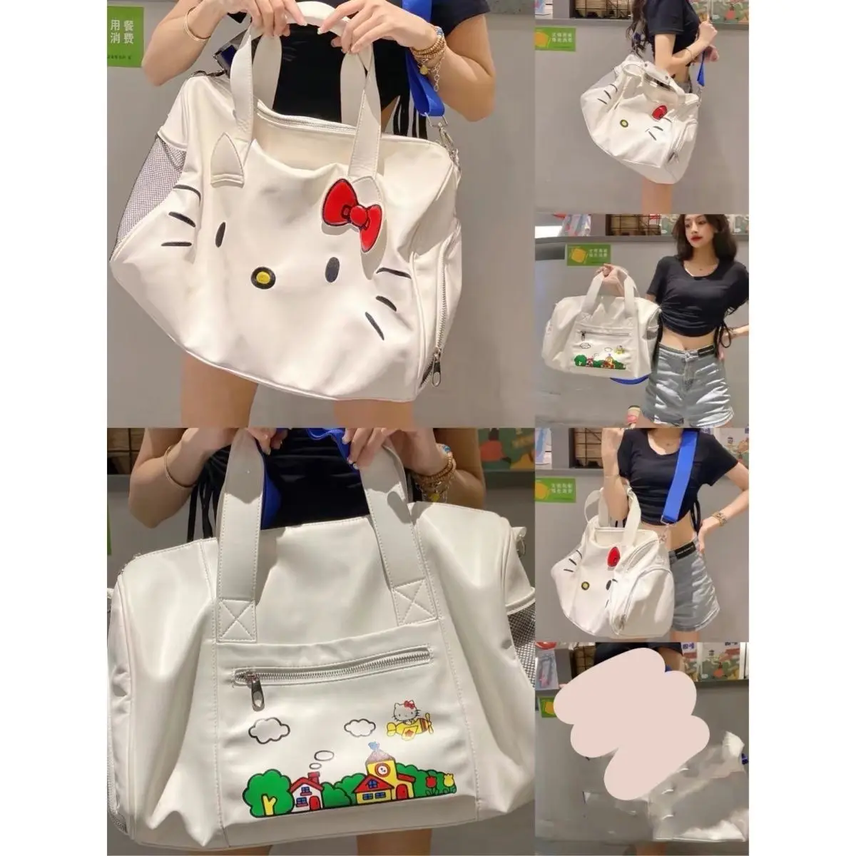 Hellokitty Gym Bag Sports Large Capacity Handbag Purse Shoulder Bag Girls Bag shoulder bag strawberry purse Sanrio bolsa
Hellokitty Gym Bag Sports Large Capacity Handbag Purse Shoulder Bag Girls Bag shoulder bag strawberry purse Sanrio bolsa