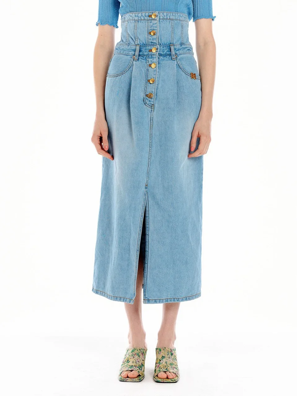 High Waist Denim Temperament Skirt High-end All-match Skirt Women's A-line Jean Skirt
High Waist Denim Temperament Skirt High-end All-match Skirt Women's A-line Jean Skirt