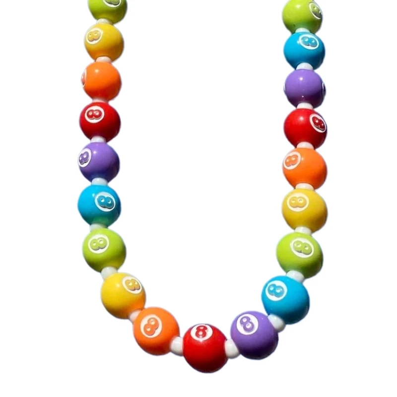 Beaded Colored Necklace for Women Female Hiphop Color Number 8 Choker Jewelry
Beaded Colored Necklace for Women Female Hiphop Color Number 8 Choker Jewelry