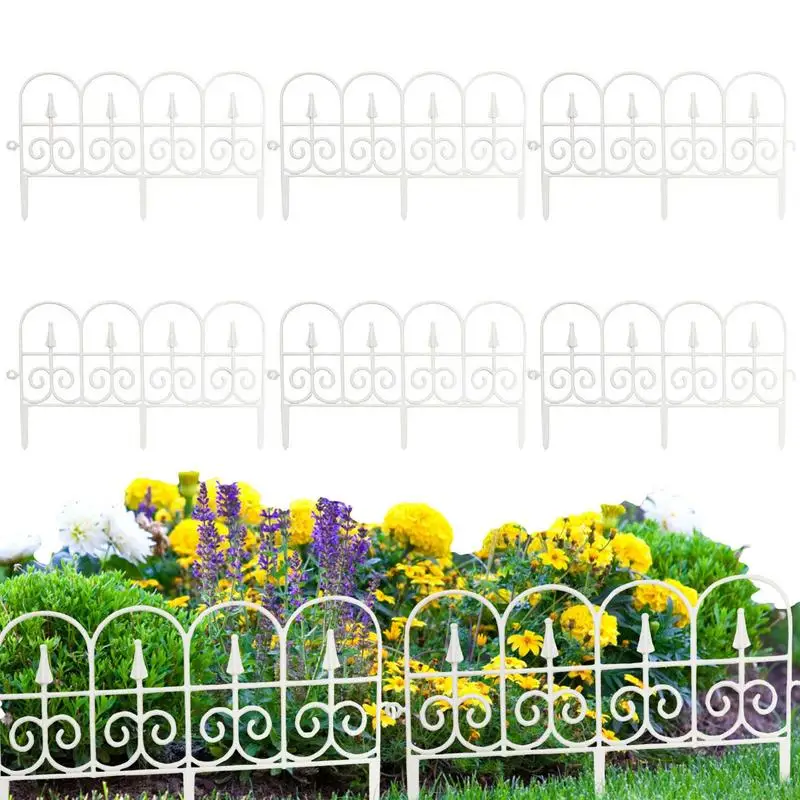 Decorative Garden Fence Bendable Landscape Border Portable Animal Barrier Lawn Flower Bed Fencing Home Yard Garden Decor
Decorative Garden Fence Bendable Landscape Border Portable Animal Barrier Lawn Flower Bed Fencing Home Yard Garden Decor
