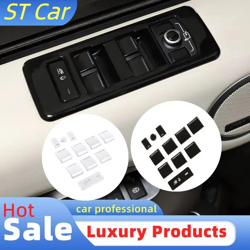 For Land Rover Discovery5 Range Rover Vogue 13-17 Aluminum Alloy Car Interior Window Lift Switch Patch Sticker Accessories 11PCS
For Land Rover Discovery5 Range Rover Vogue 13-17 Aluminum Alloy Car Interior Window Lift Switch Patch Sticker Accessories 11PCS