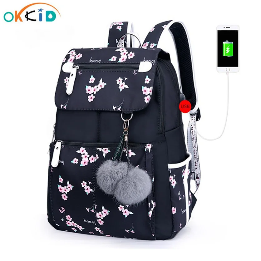 pink flower school backpack for girls women travel laptop backpack usb charging backpacks for children student schoolbag 
pink flower school backpack for girls women travel laptop backpack usb charging backpacks for children student schoolbag