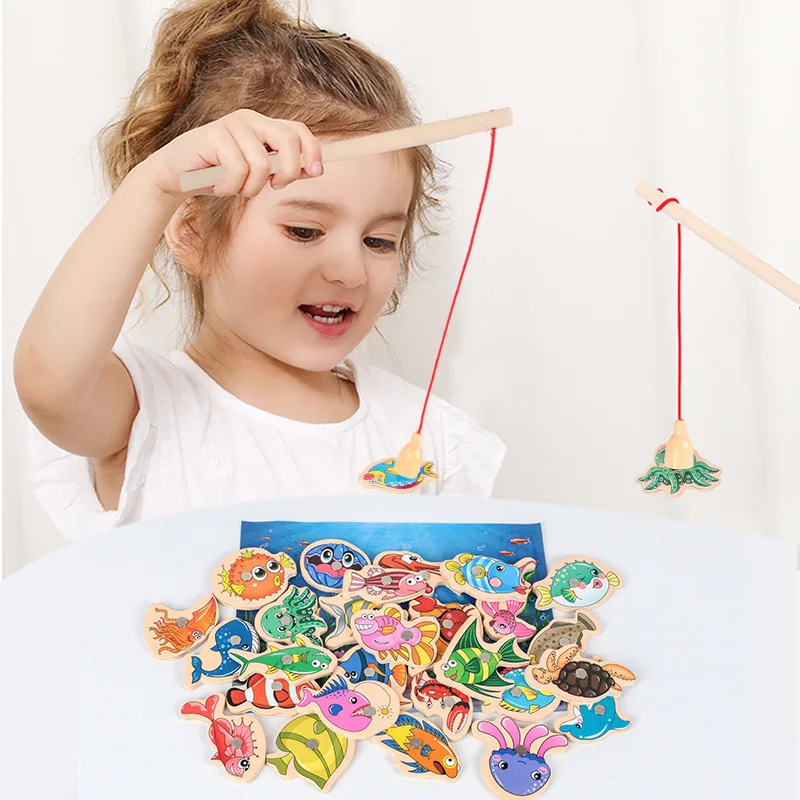 Children Boy girl fishing toy set suit magnetic play water baby toys fish square hot gift for kids Montessoris Parent-child Game
Children Boy girl fishing toy set suit magnetic play water baby toys fish square hot gift for kids Montessoris Parent-child Game