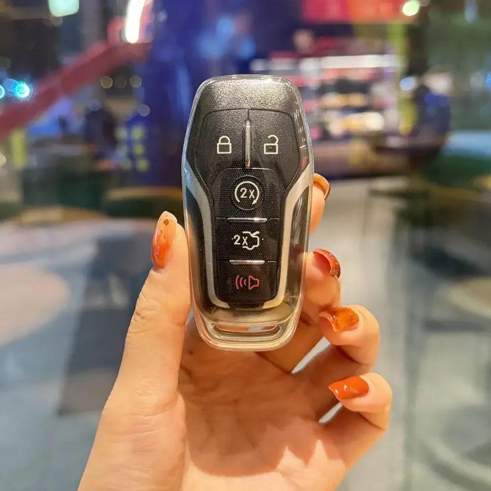 Новый чехол из ТПУ для автомобильного дистанционного ключа, чехол-брелок для Ford Fusion Mondeo Mustang F-150 Explorer Edge 2015 2016 2017 2018, 5 кнопок
Новый чехол из ТПУ для автомобильного дистанционного ключа, чехол-брелок для Ford Fusion Mondeo Mustang F-150 Explorer Edge 2015 2016 2017 2018, 5 кнопок