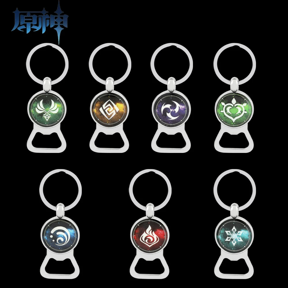 Game Anime Genshin Impact Keychain Bottle Opener Hand Metal Genshin Key Ring Pendant Jewelry God's Eye for Men Car Key Chain
Game Anime Genshin Impact Keychain Bottle Opener Hand Metal Genshin Key Ring Pendant Jewelry God's Eye for Men Car Key Chain