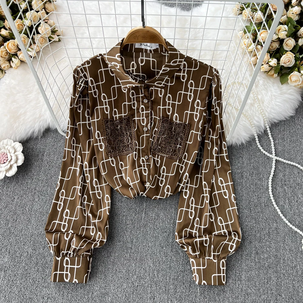 Autumn New Fashion Korean Version Commuter Temperament Printed Blouse Female Foreign Style Loose Slim Long Sleeve Blouse
Autumn New Fashion Korean Version Commuter Temperament Printed Blouse Female Foreign Style Loose Slim Long Sleeve Blouse