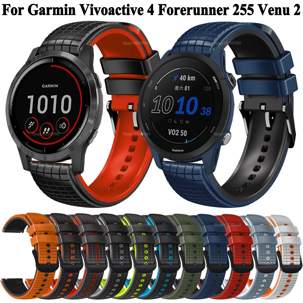 Vivoactive 4 Watch Strap For Garmin Forerunner 255 745 Music Venu 2 Silicone Band Bracelet Smart Watch 22mm Watchband Wristband
Vivoactive 4 Watch Strap For Garmin Forerunner 255 745 Music Venu 2 Silicone Band Bracelet Smart Watch 22mm Watchband Wristband