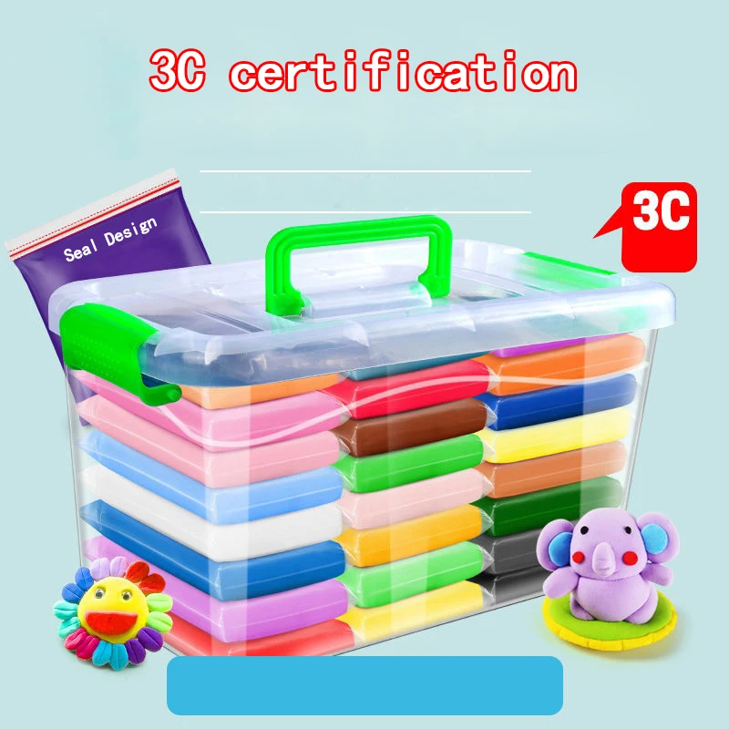 36 Colors Air Dry Plasticine Modeling Clay Educational 5D Toy for Children Gift Play Dough Light Playdough Slimes Kids Polymer
36 Colors Air Dry Plasticine Modeling Clay Educational 5D Toy for Children Gift Play Dough Light Playdough Slimes Kids Polymer
