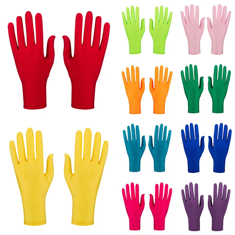 Sexy Stretchy Elastic Short Spandex White Black Red Evening Party Formal Prom Costume Etiquette Gloves Full Finger Gloves
Sexy Stretchy Elastic Short Spandex White Black Red Evening Party Formal Prom Costume Etiquette Gloves Full Finger Gloves